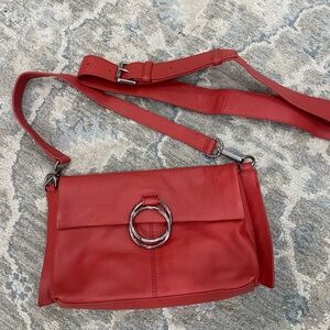 Red Leather Women's Bag